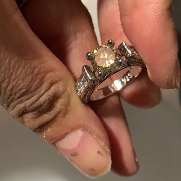 2.20 carat Moissanite size 5 925 - Picture 12 of 12